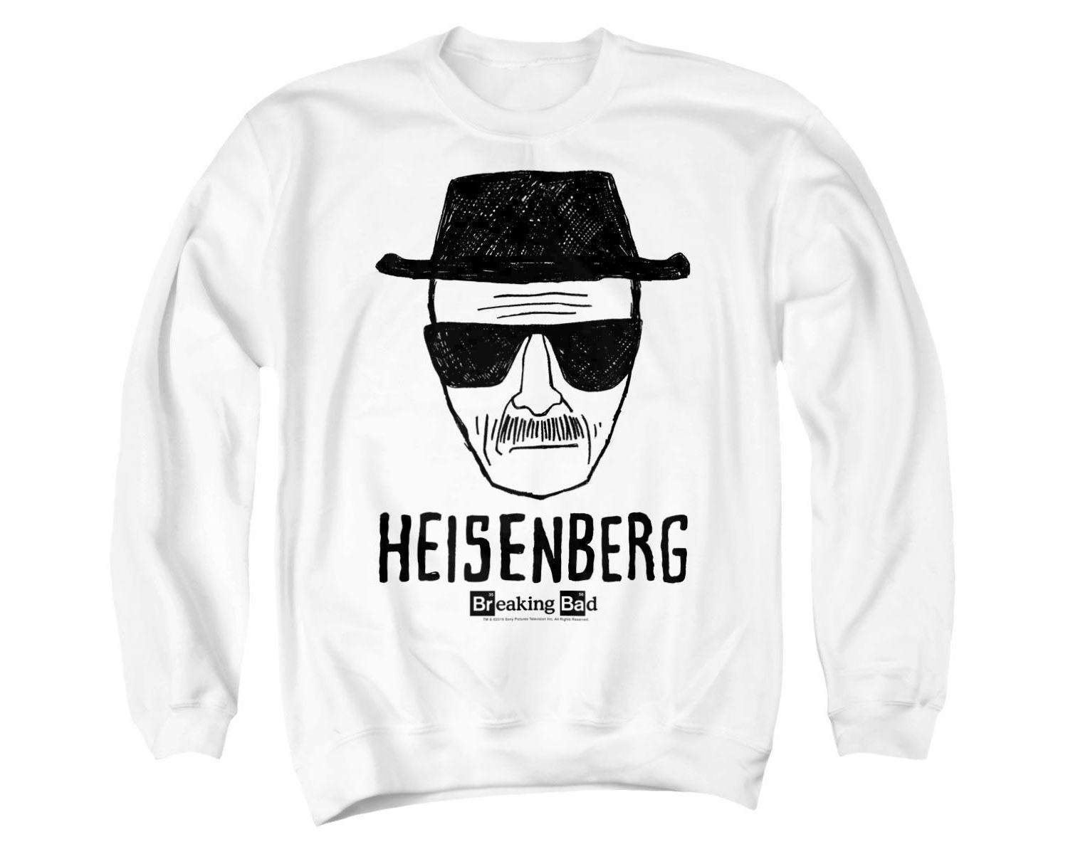 Men's Heisenberg Crewneck Graphic Long-Sleeve Sweatshirt