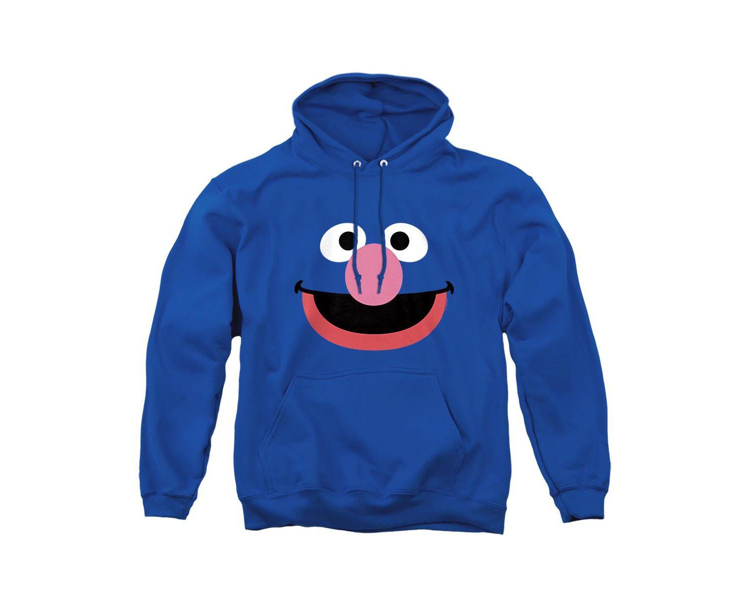 Men's Grover Face Long-Sleeve Graphic Pull-Over Hoodie