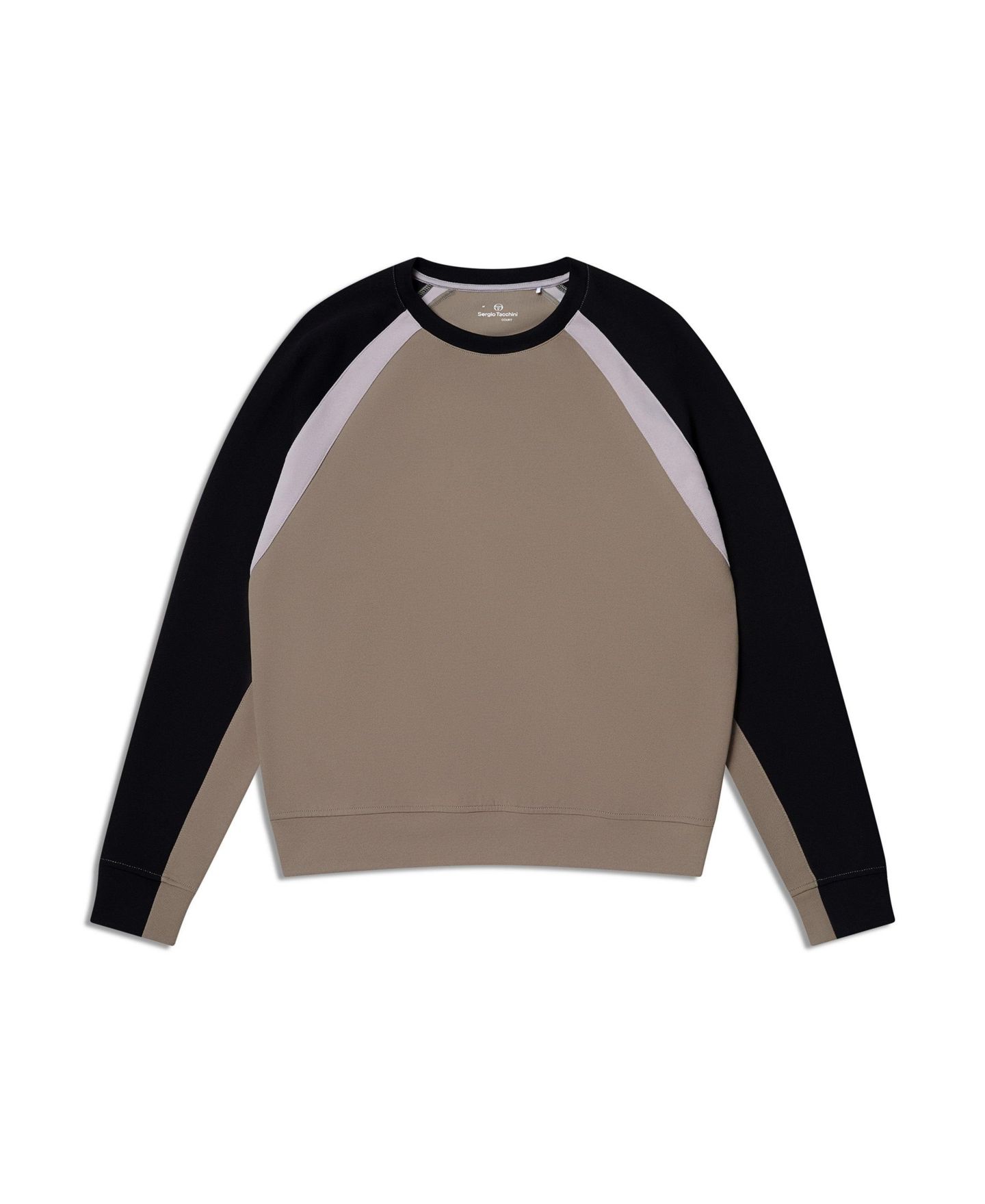 Мужской свитшот Sergio Tacchini Long-Sleeve Regular-Fit Sportivo Crewneck, цвет: Зелёный — фото 5