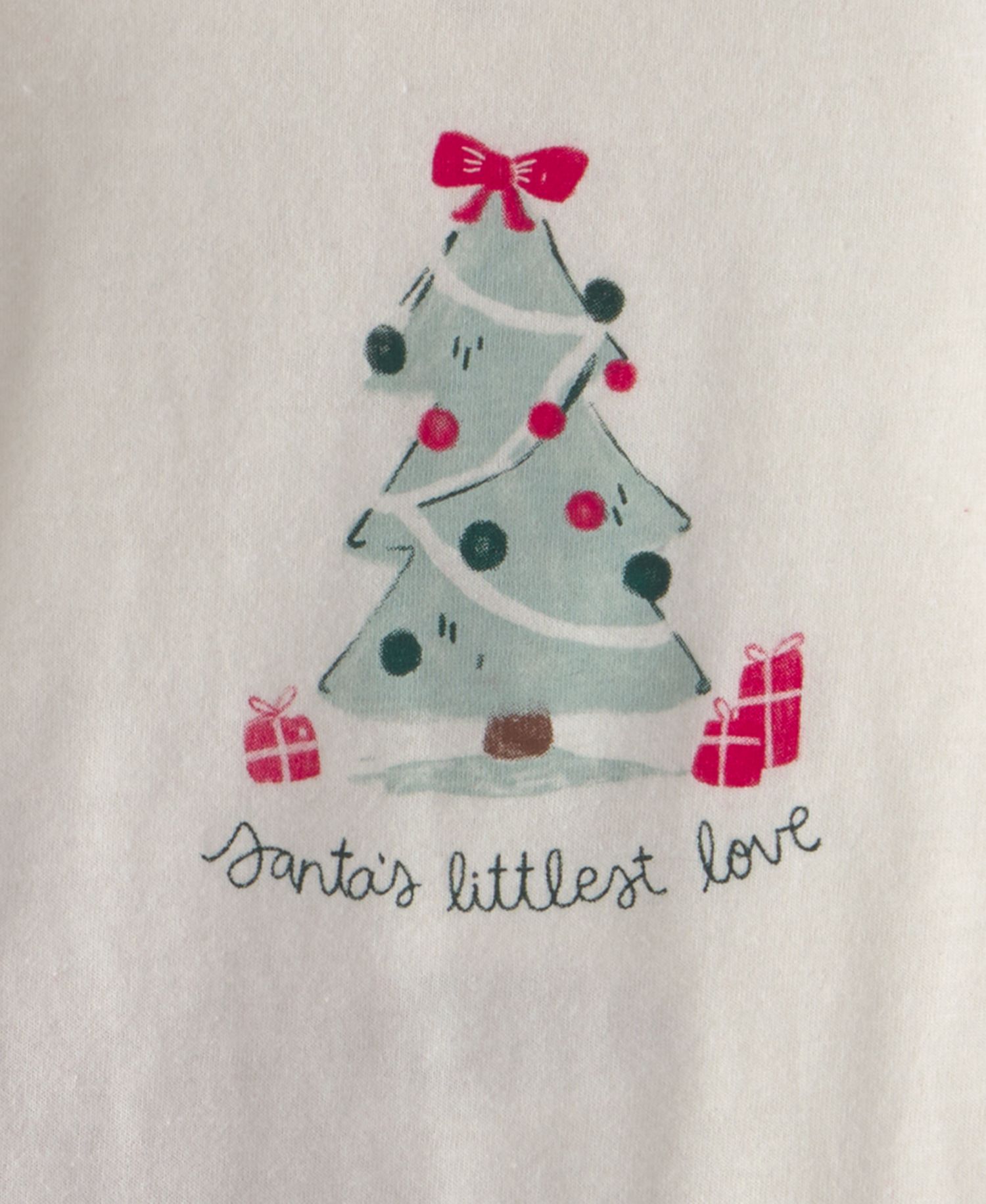 Baby Girls' Santa's Littlest Love Bodysuit and Tutu Pants, 2-Piece Set