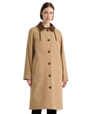 Women's Daisy Padded Longline Hooded Trench Coat