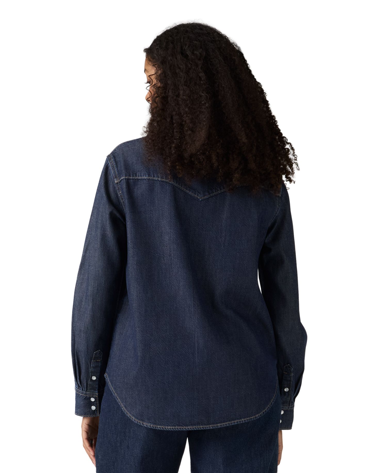 Women's Evans Relaxed Western Long-Sleeve Denim Shirt