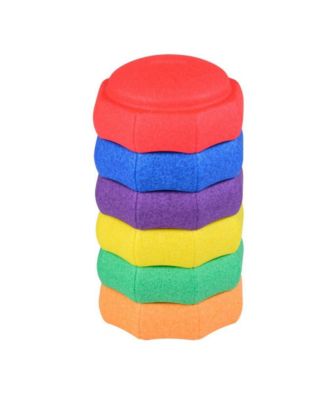 6-Piece Kids Balance Stepping Stones for Sensory Play, Ages 3+