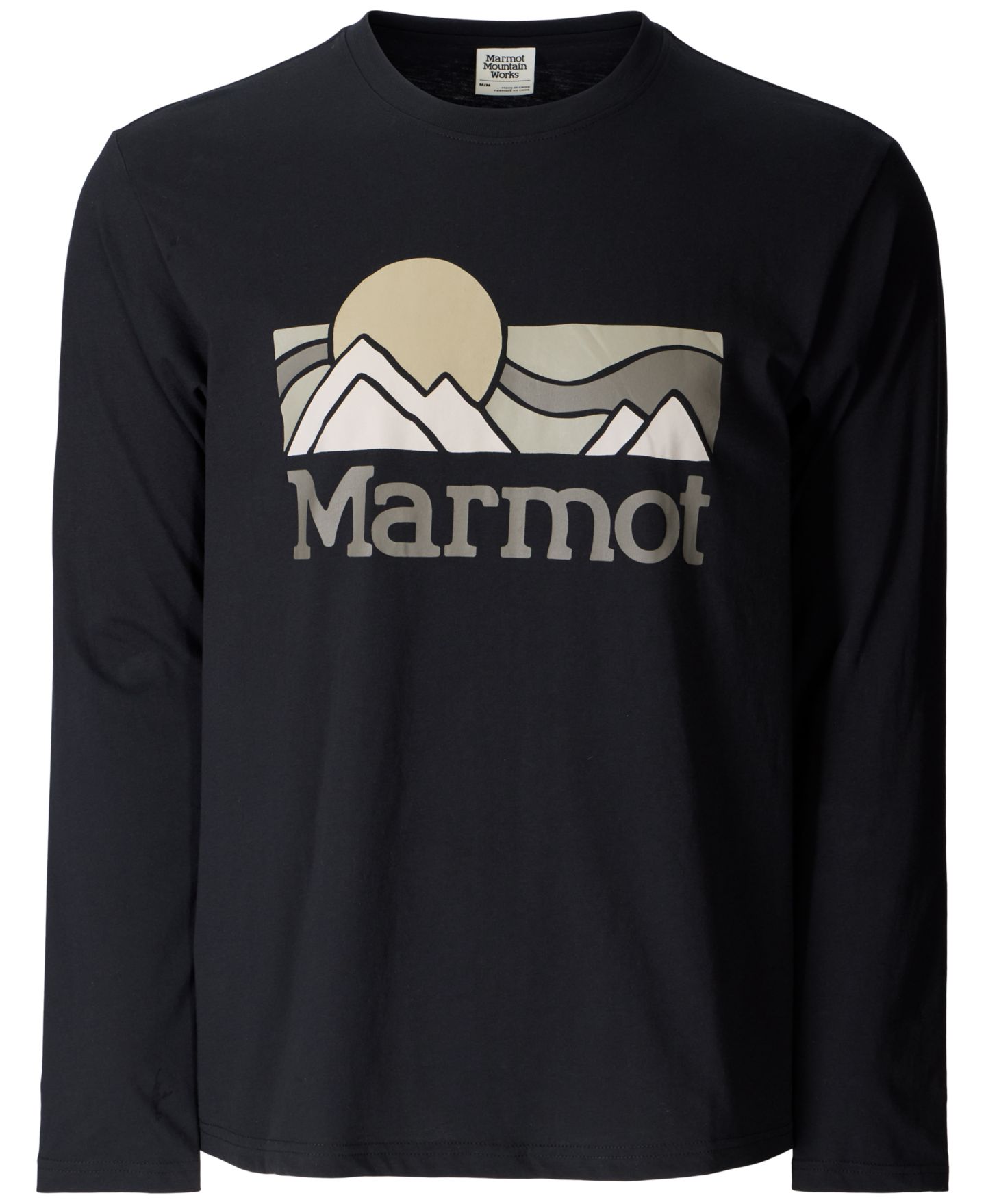 Мужская футболка Marmot Coastal Regular-Fit, цвет: Чёрный — фото 3