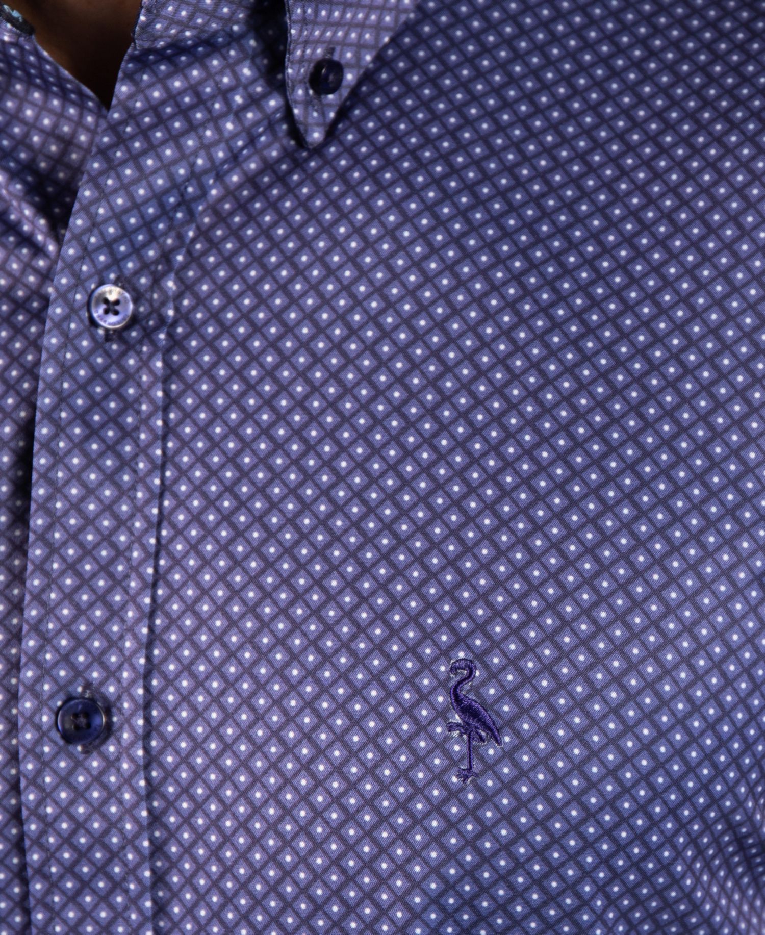 Men's Diamond Printed Performance Shirt
