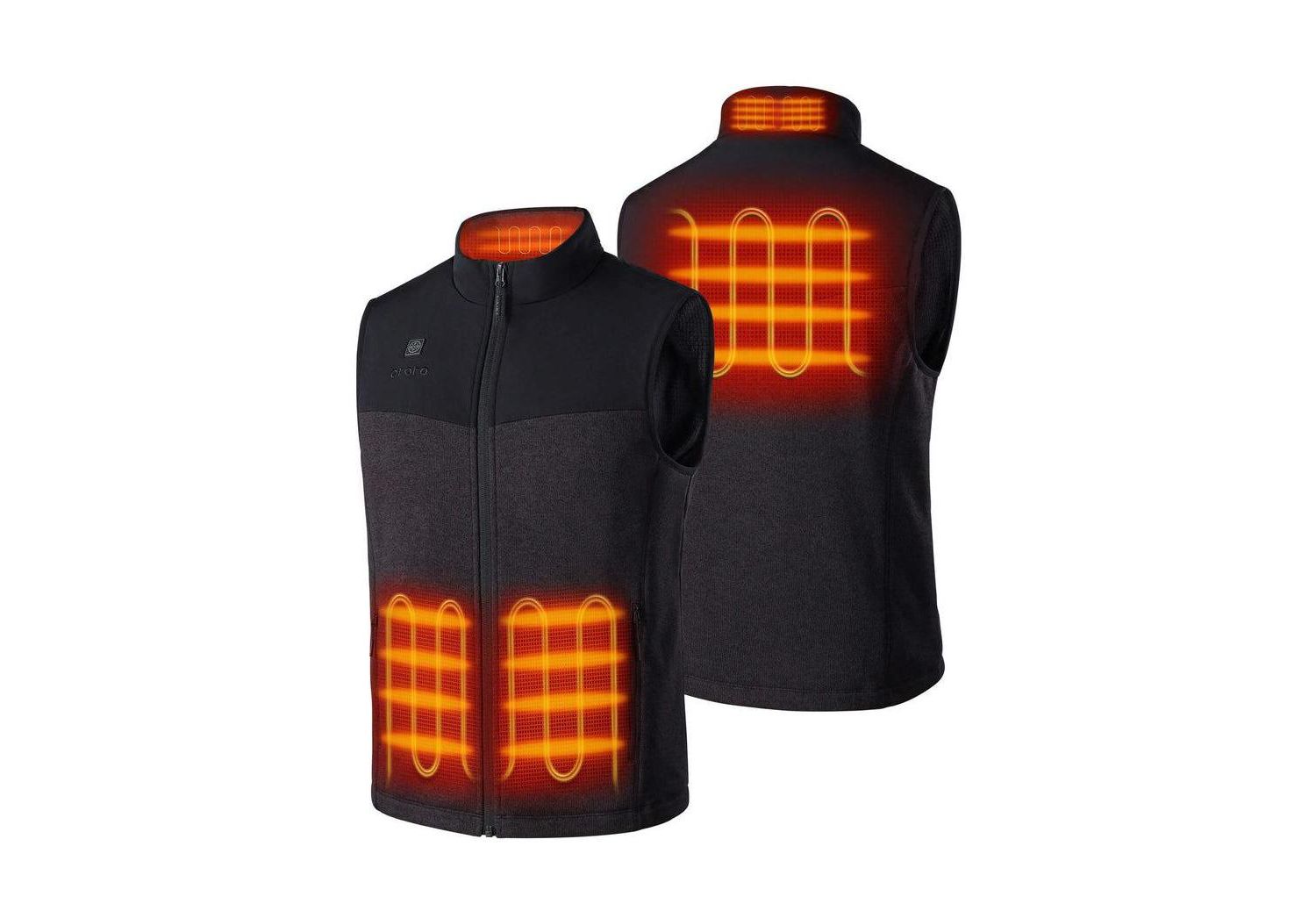 Men's Big & Tall 4-Zone Heated Fleece Vest