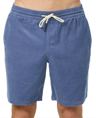 Men's Cord 18 Corduroy Regular-Fit Elastic-Waist Shorts, 8" Inseam