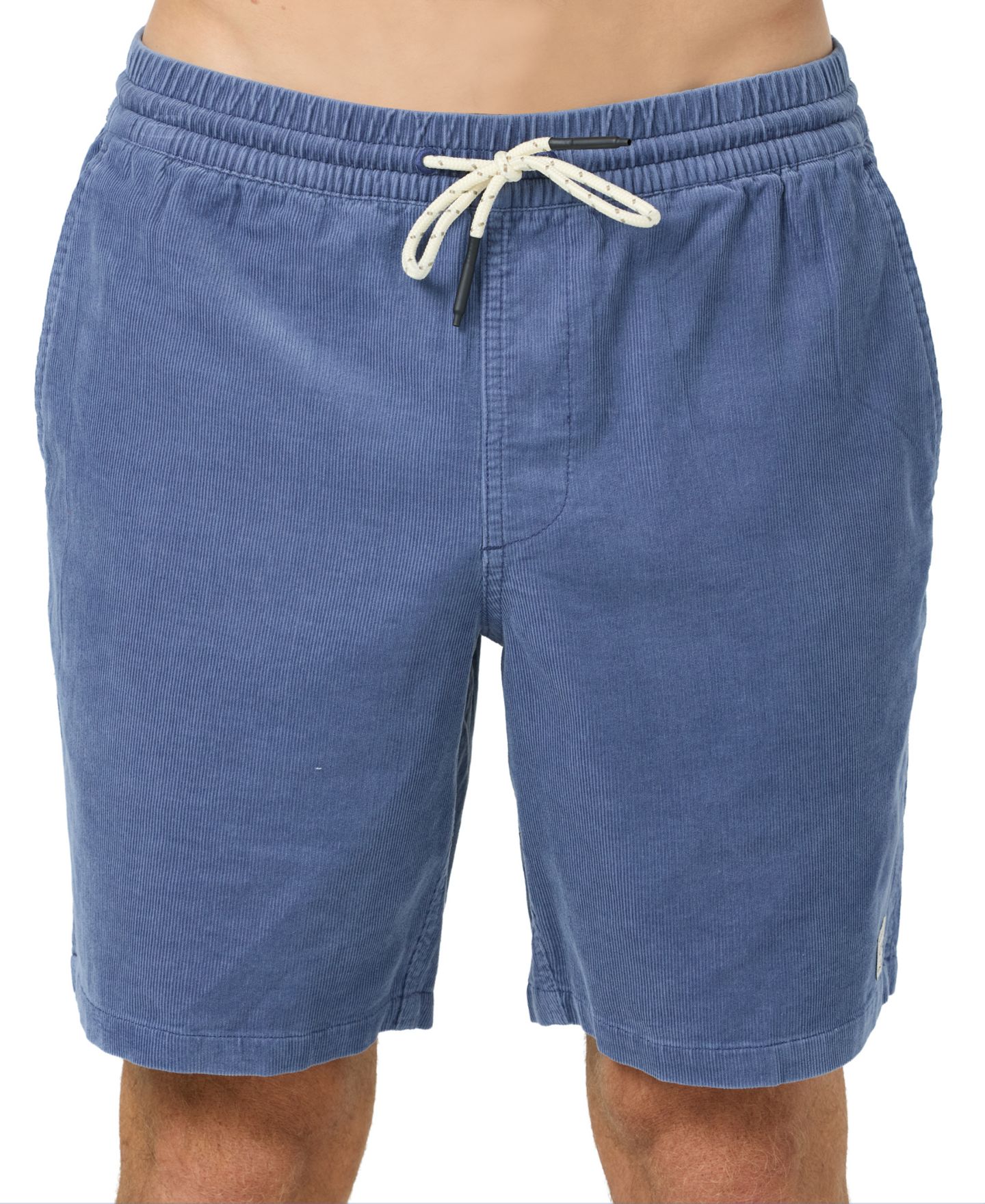 Мужские шорты O'Neill Cord 18 Corduroy Regular-Fit Elastic-Waist Shorts, 8" Inseam, цвет: Синий — фото 1