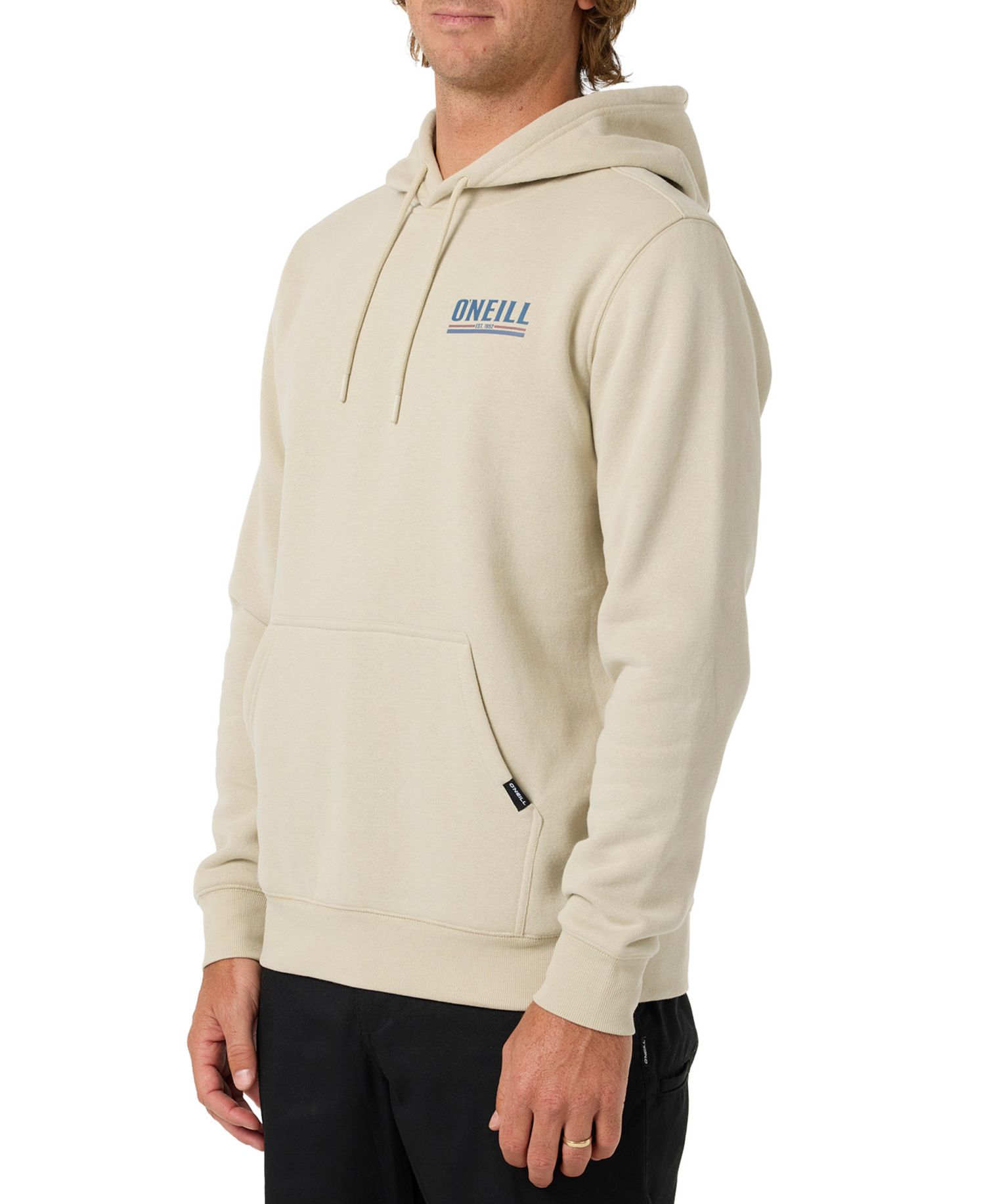 Men's Sun Supply Pullover Hooded Graphic-Fleece Hoodie