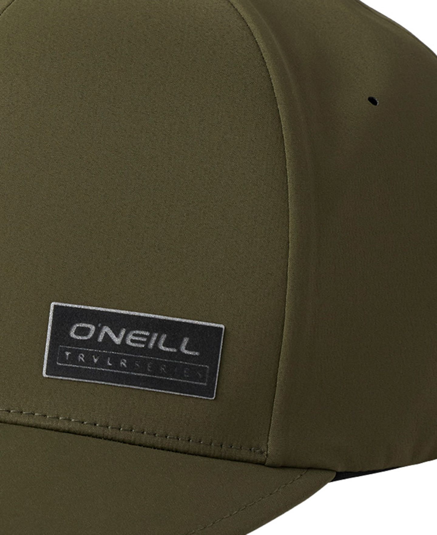 Мужская кепка O'Neill Traveller Stretch Fit Mid Profile, цвет: Тёмный оливковый — фото 3