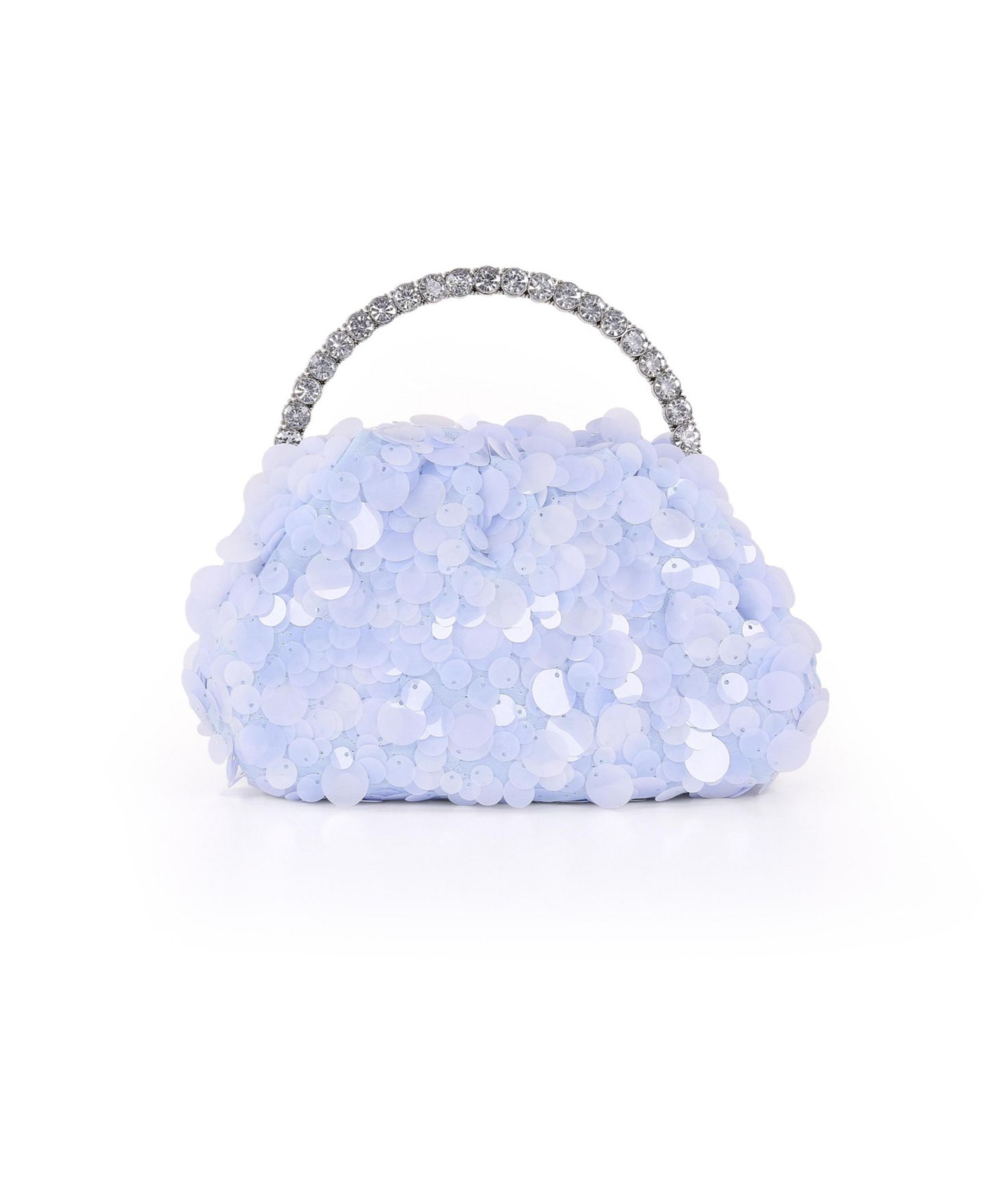 Женский клатч Jewel Badgley Mischka Noa Mix Sequin Ombre Pouch Clutch, цвет: Синий — фото 1