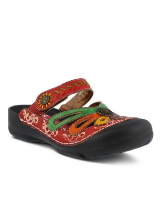 Women's Spring Step Copa Backless Slip-On with Laser-Cut Detail