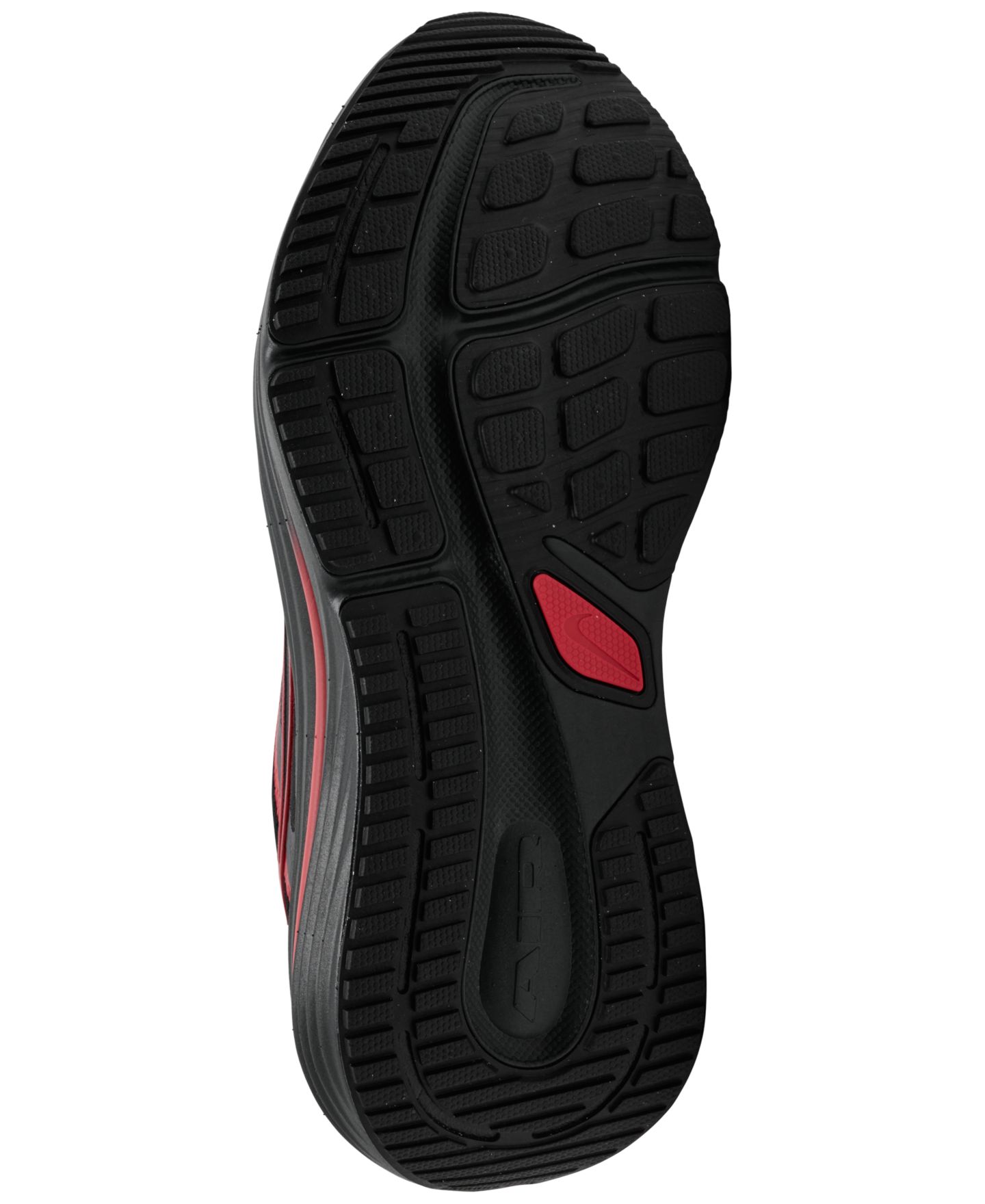 Мужские кроссовки Nike Air Winflo 12 Road Running Low-Top Cushioned, цвет: Чёрный / Серый — фото 6