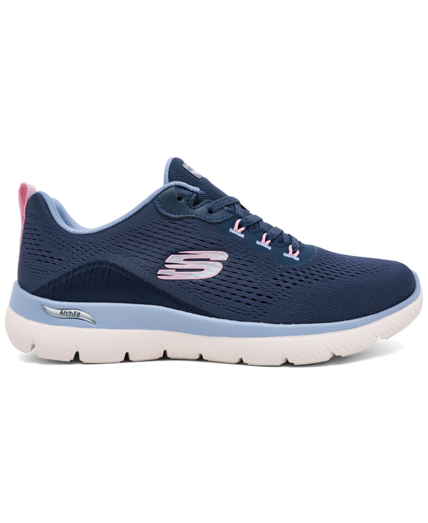 Women's Slip-Ins: Arch Fit Summits - Daily Flow Casual Sneakers (Wide Width) from Finish Line