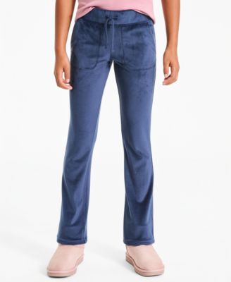 Girls' 5-16 Velour Bootcut Sweatpants