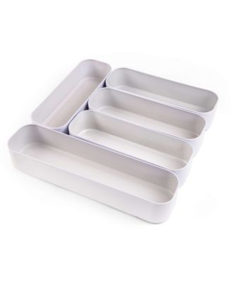 Metal Drawer Organizers, Set of 5