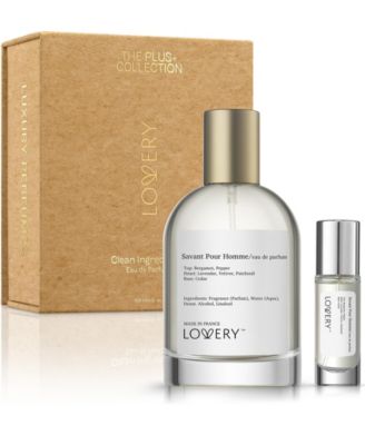 Plus Savant Pour Homme Eau de Parfum 2pc Gift Set - 3.4fl oz Mens Perfume Gift Set, Fresh Woody Fragrance Spray