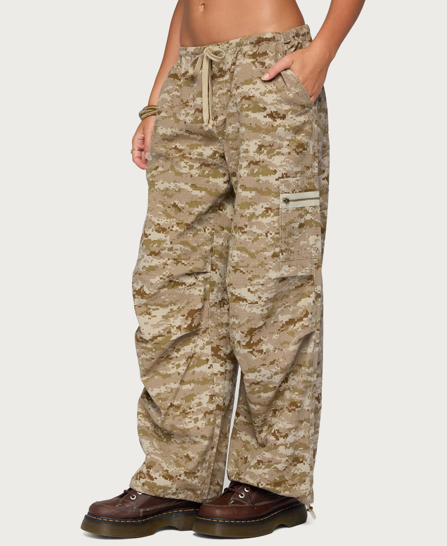 Women's Demey Camo Baggy Cargo Pants