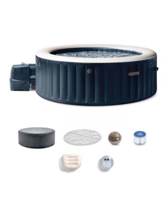 PureSpa Plus Bubble Massage Spa Set with Energy Efficient Cover, 85" x 28"