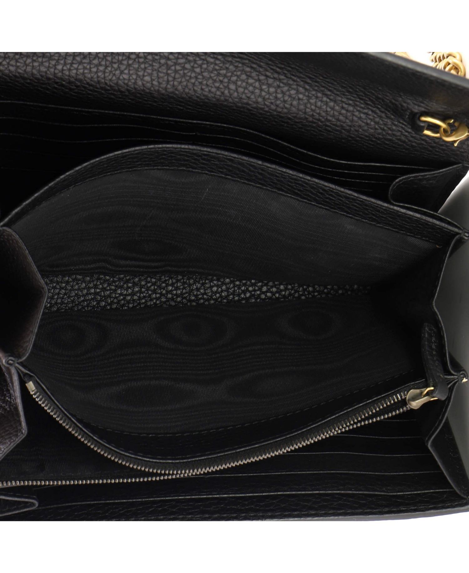 Mini GG Marmont Chain Wallet Leather