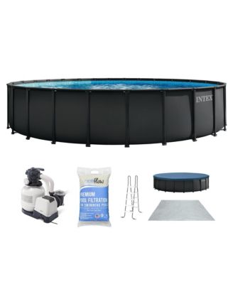 Ultra XTR Frame 26'x52" Above Ground Pool and OptiFlow Premium Filter Sand