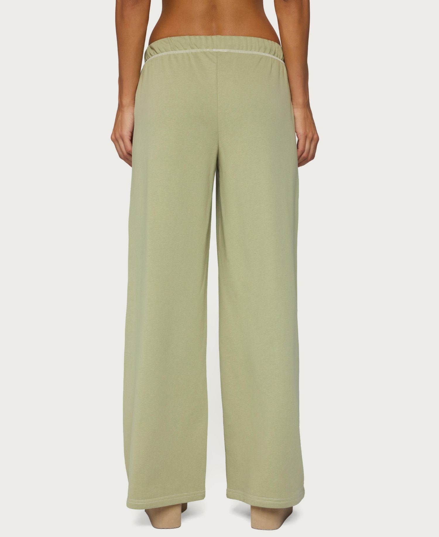 Women's Spirit Low-Rise Wide-Leg Cotton-Blend Sweatpants