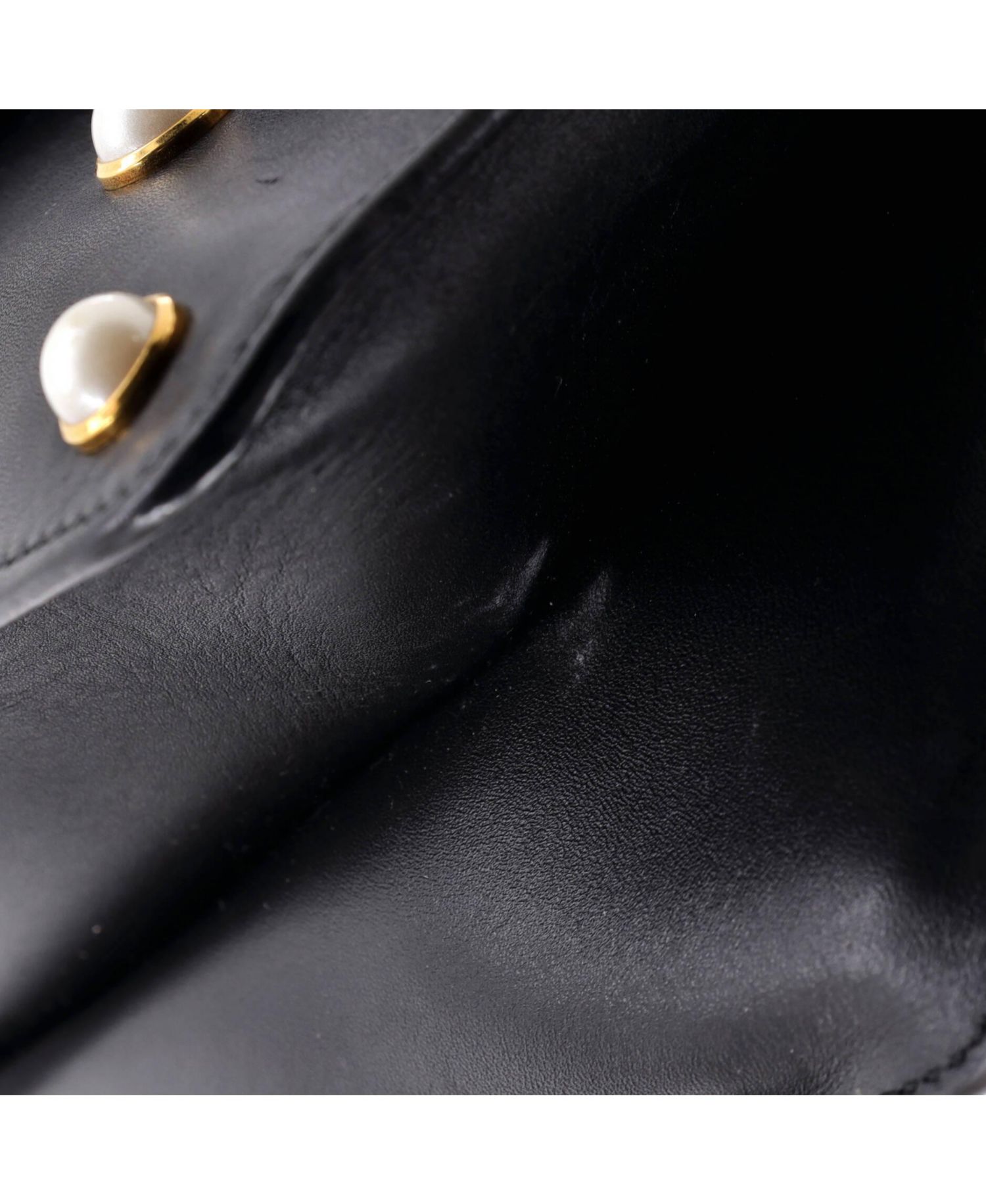Mini Broadway Pearly Bee Shoulder Bag Embellished Leather