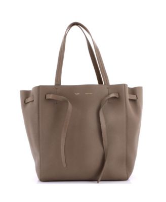 Small Phantom Tie Cabas Tote Leather