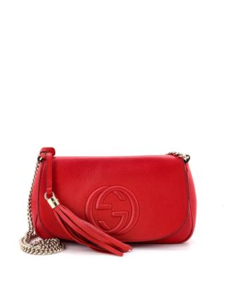 Medium Soho Chain Crossbody Bag Leather