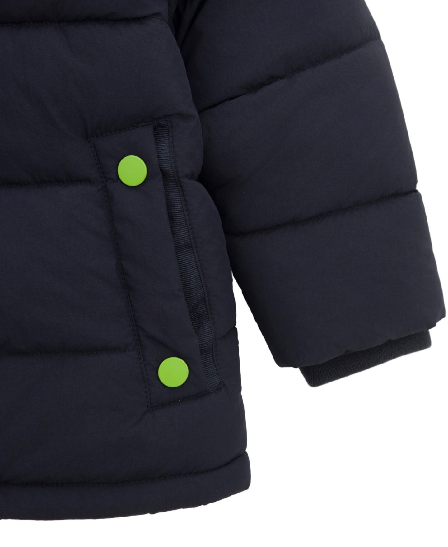 Куртка Rokka&Rolla Ethan Borg Lined Hooded Puffer Jacket 2T-5T для мальчиков-малышей, цвет: Тёмно-синий — фото 5