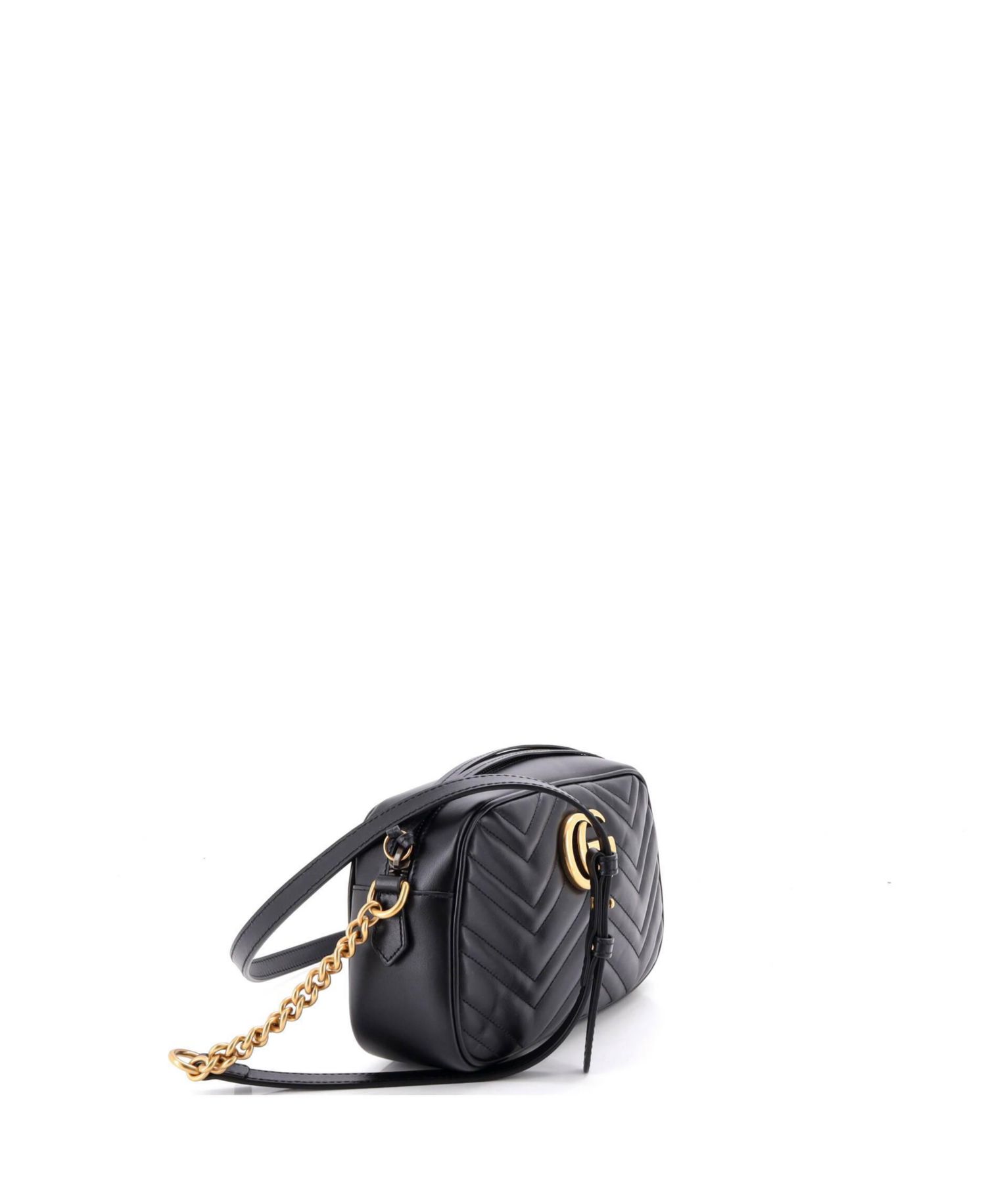 Small GG Marmont Shoulder Bag Matelasse Leather
