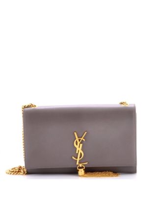 Medium Classic Monogram Tassel Crossbody Bag Leather