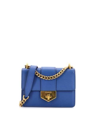 Small Vintage Pattina Flap Shoulder Bag Saffiano Leather