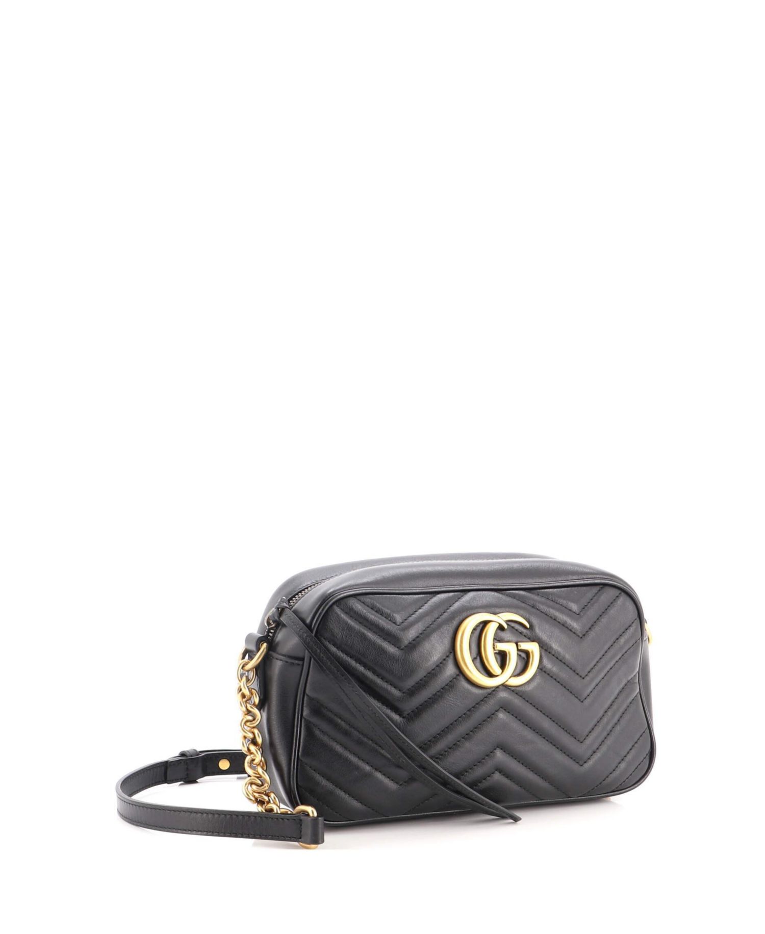 Small GG Marmont Shoulder Bag Matelasse Leather
