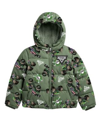 Boys' 4-7 Hooded Puffer Jacket