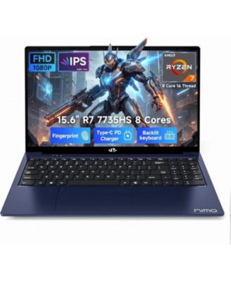 17.3" IPS FHD Gaming-Laptop, AMD 8 Cores Ryzen 7 7735HS 16GB DDR5 RAM 1TB SSD 4.75GHz,for Business and Student