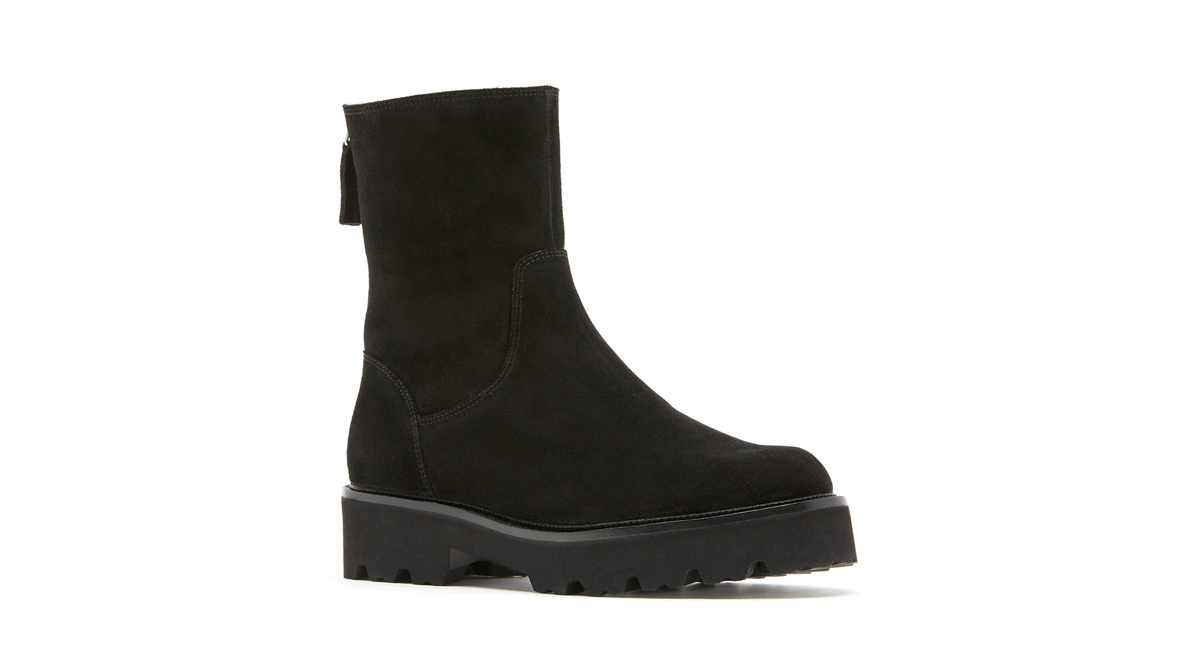 La Canadienne Women's Alive City Dry Shearling Lined Zipper Booties