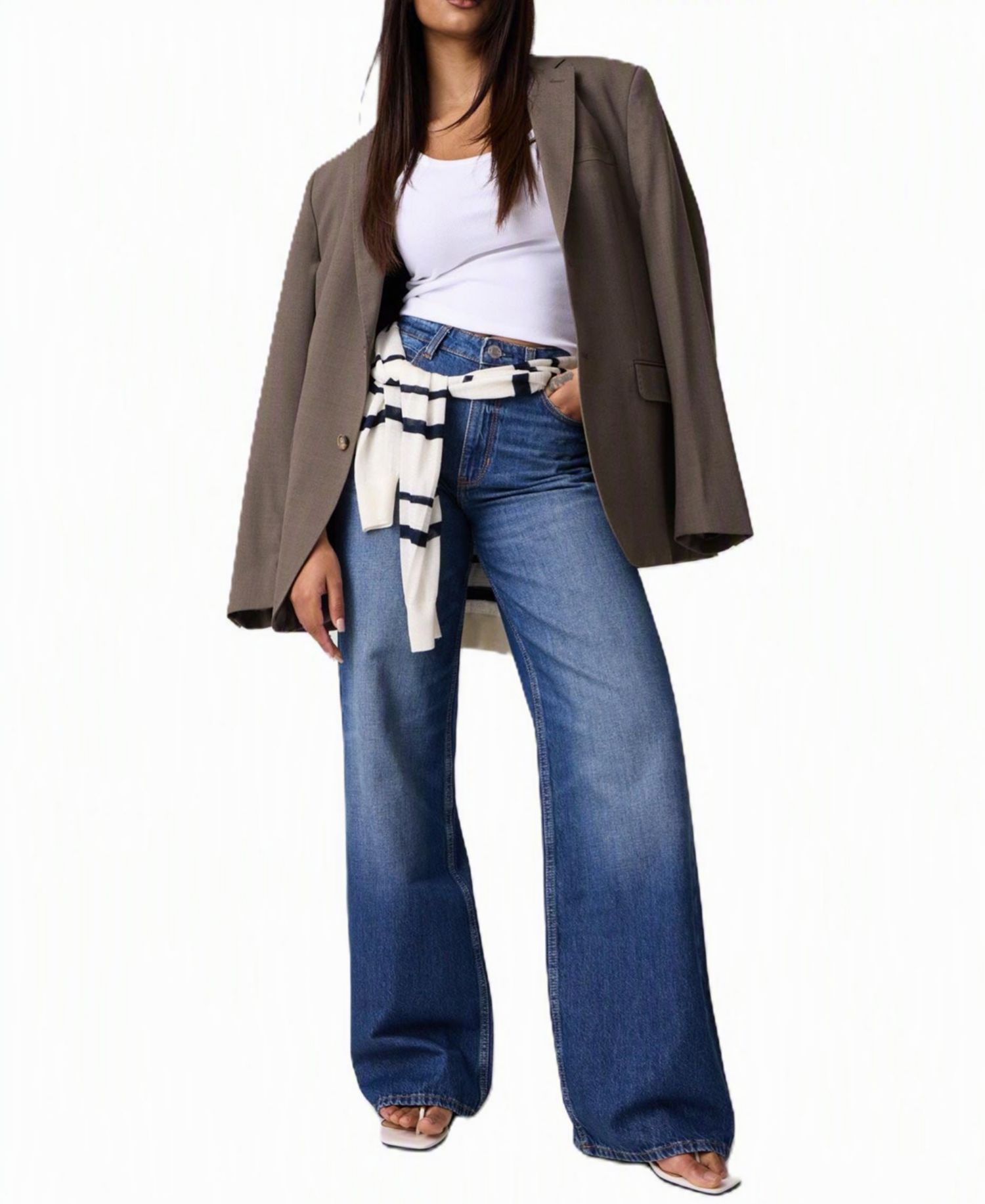 Women's High-Rise Wide-Leg Jeans