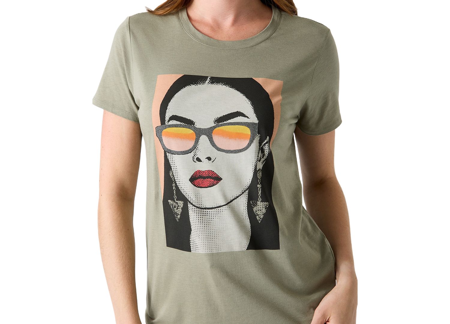 Women's Sunglass Mood Easy Retro Graphic T-Shirt