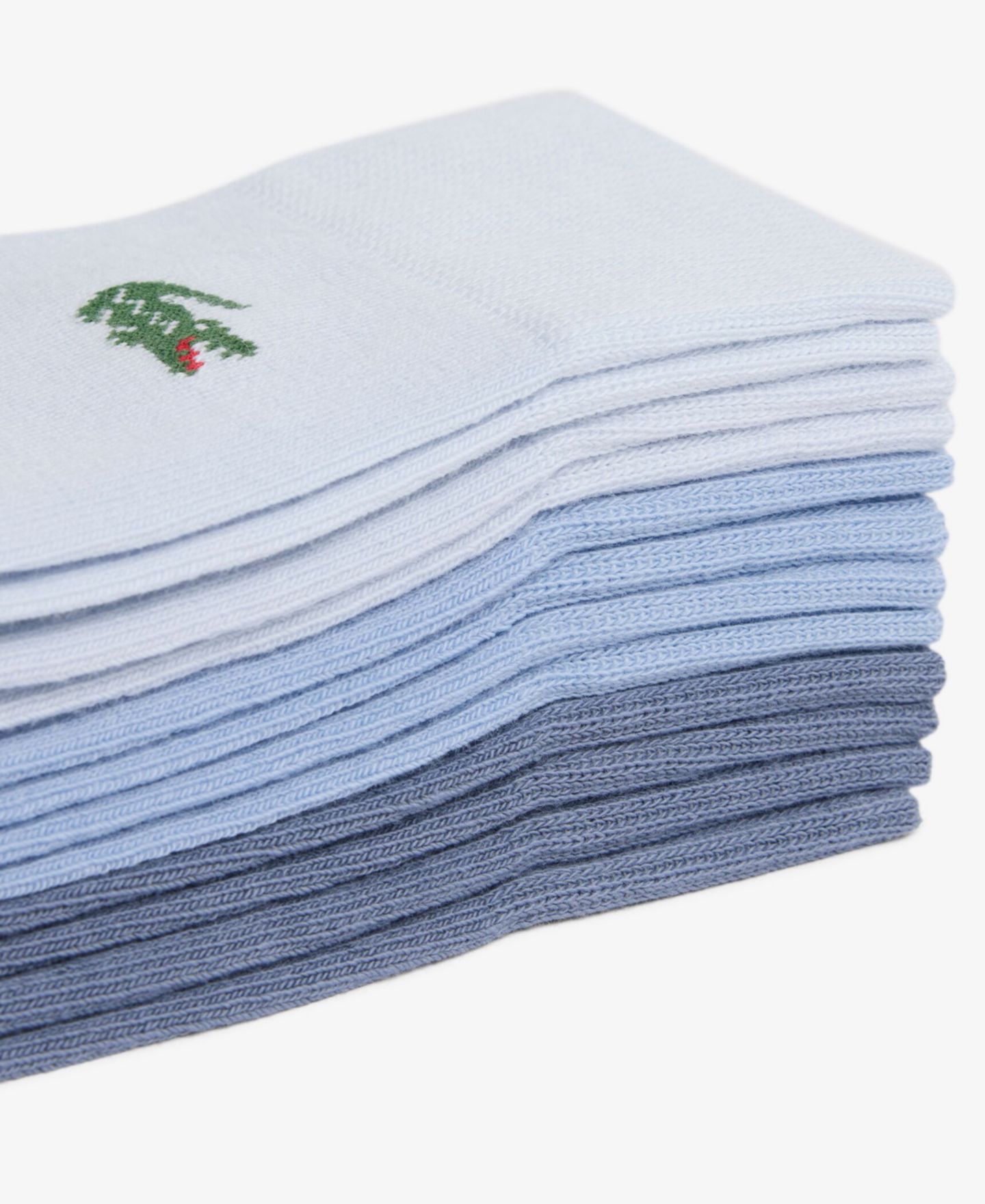 Носки для мужчин, в рубчик, 6 шт. — Lacoste, цвет: Синий — фото 4
