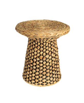 Braided Geometric Side Table