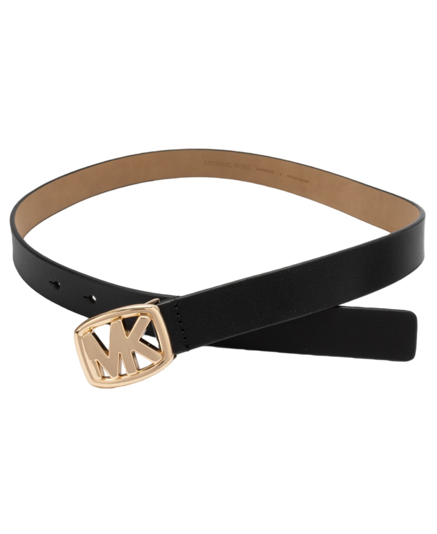 MICHAEL MK Buckle Leather Belt