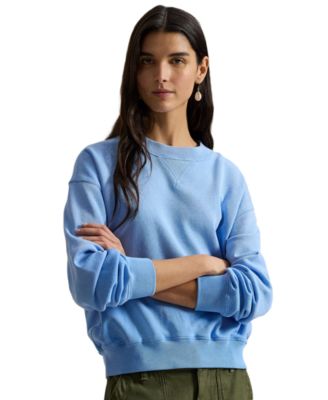 Women's Lightweight Fleece Crew Neck Sweatshirt