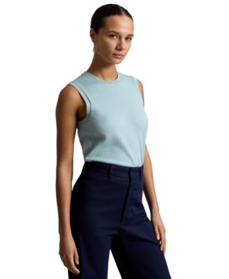 Women's Sleeveless Crewneck Sweater