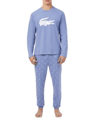 Men's Crewneck Jersey Pajama, 2-Piece Set