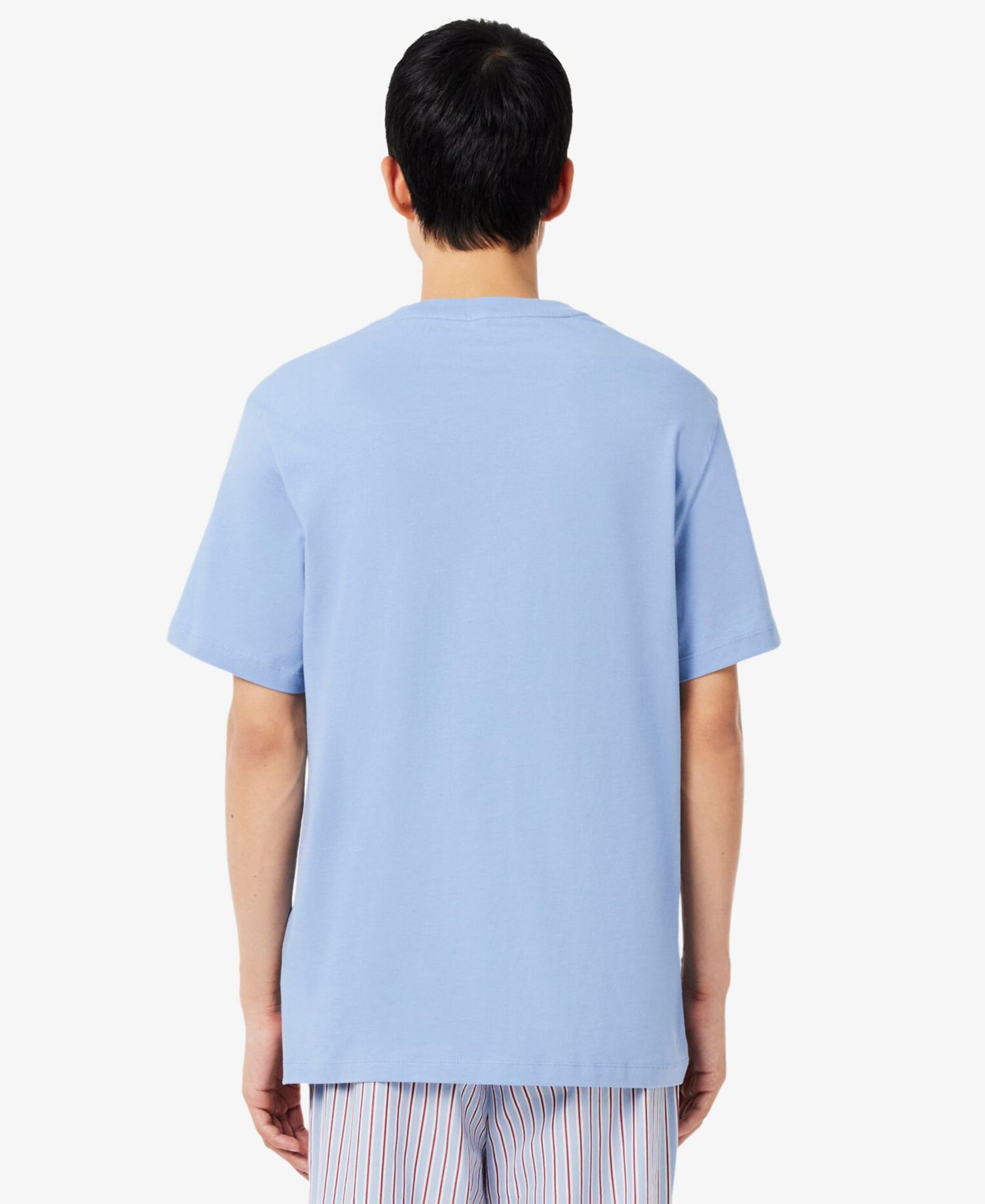 Мужская футболка Lacoste Loungewear Sleep T-Shirt, цвет: Белый — фото 4