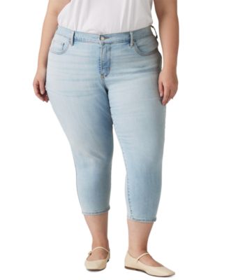 Trendy Plus Size 311 Shaping Skinny Capri Jeans