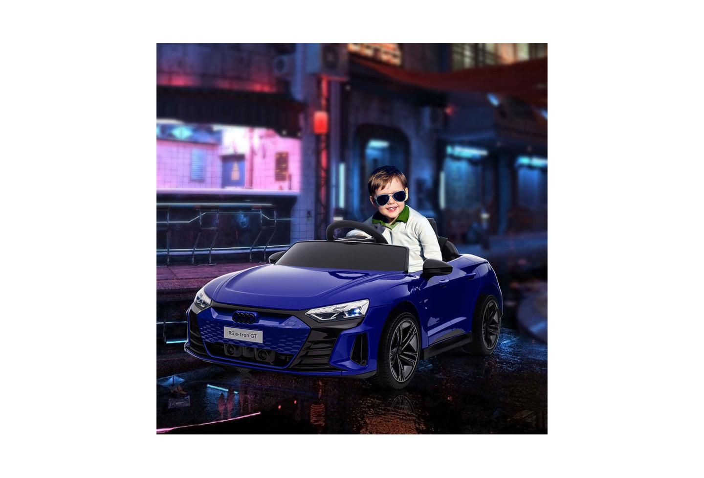 Детская игрушка YOBTOP Kids Ride on Car 12V Remote Control, 55 lbs, Ages 3-4, цвет: Синий — фото 9