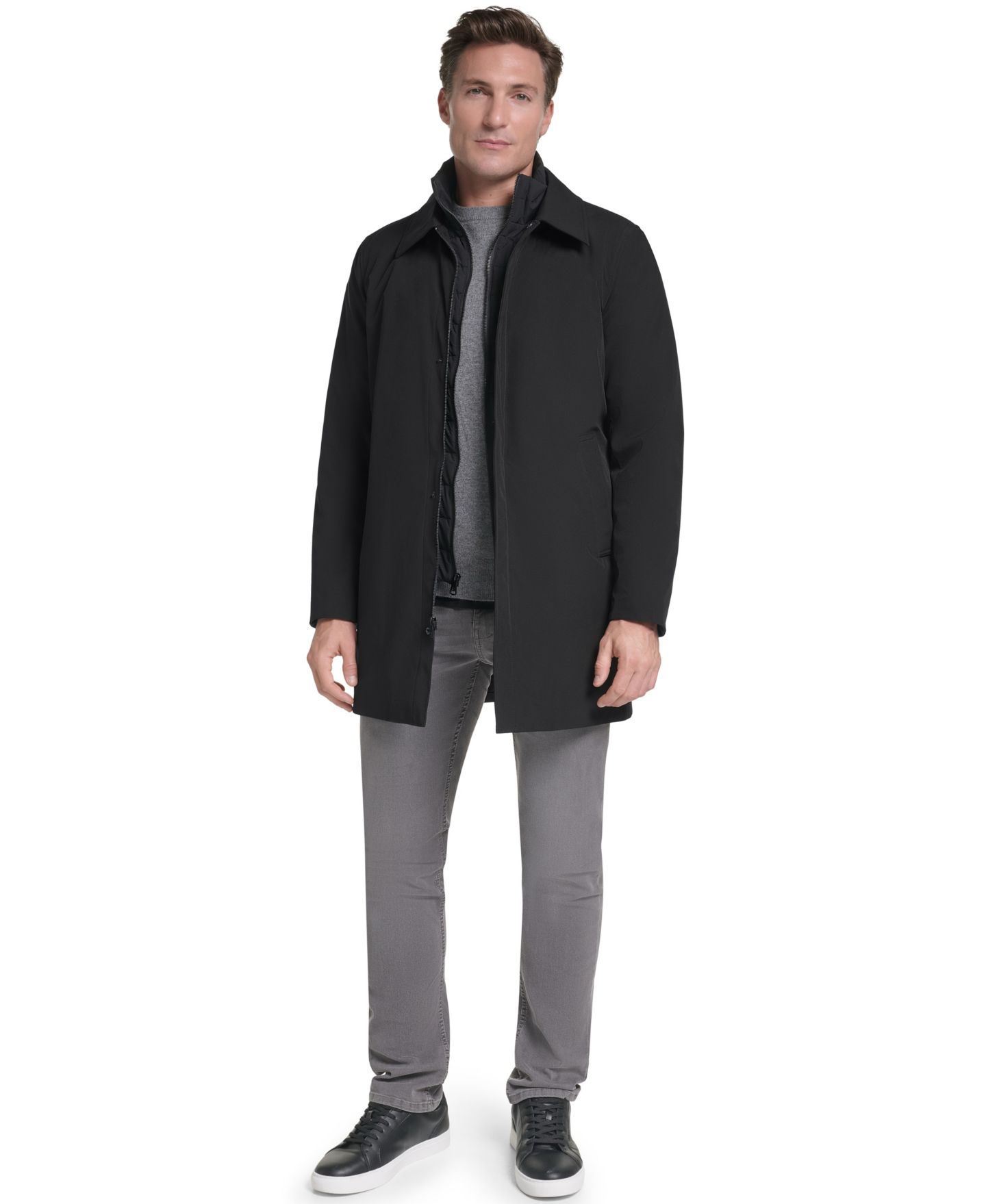 Мужская куртка Kenneth Cole Flextech With Bib, цвет: Чёрный — фото 2