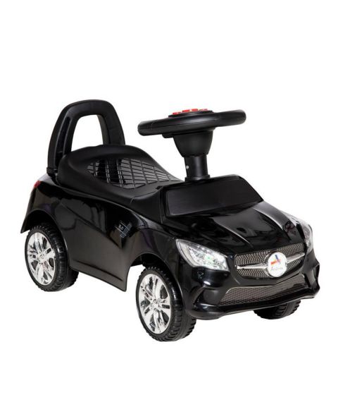 Детская игрушка YOBTOP Kids Ride On Push Car - Foot-to-Floor Walking Sliding Toy Car for Toddler with Working Horn, Music, Headlights and Storage, цвет: Чёрный